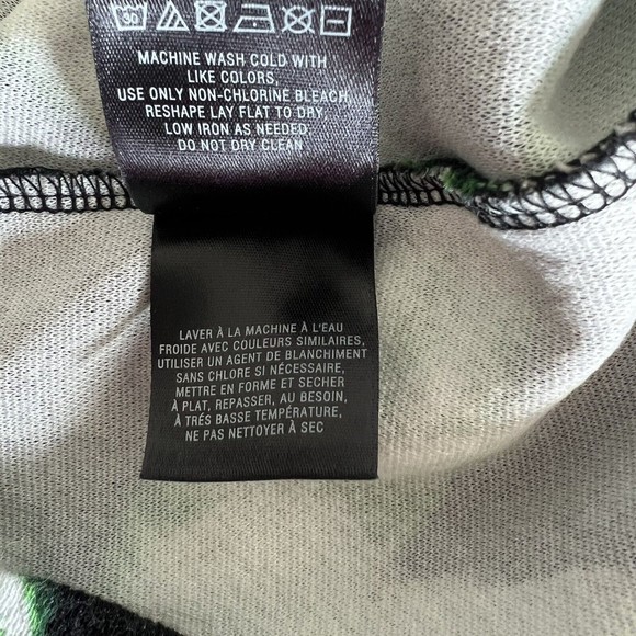 Anthropologie 9-H15 STCL Kobus Magnolia Floral‎ Zipper Boxy Crop Shirt Medium - Picture 7 of 8